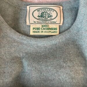 McCulley’s Cashmere Sweater and Scarf Set. NEW IN BOX.